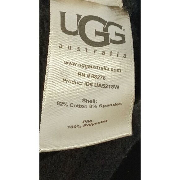 UGG Australia Women’s Jogger Sweatpants Black Size XS Cotton Blend - Picture 5 of 9